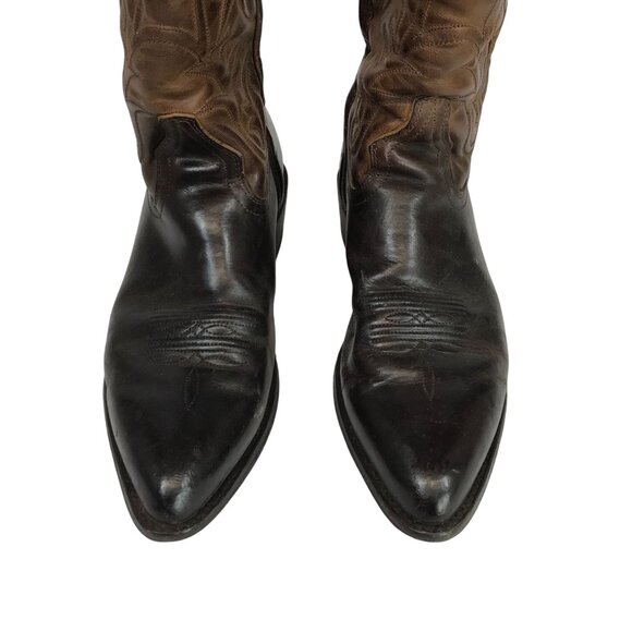 Frye Billy Pull On Cognac Leather Boots Western Mens Size  10D 3487694 F973 - Picture 4 of 11